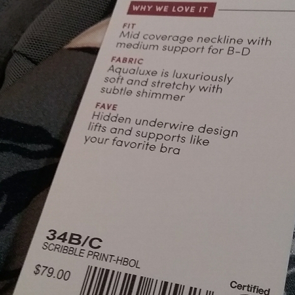 2 FOR 30 Athleta Bikini Bra Top 34 B/C - Picture 5 of 7